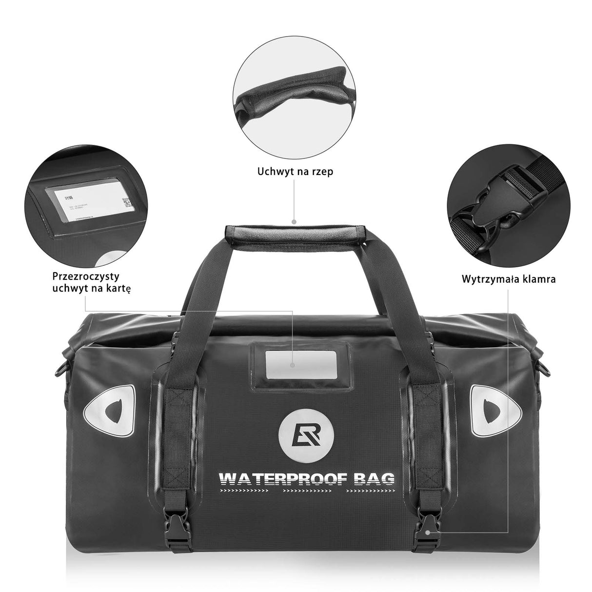 ROCKBROS Wielofunkcyjna Torba Motocyklowa Duża Sportowy 100% Wodoodporna Torby i sakwy motocyklowe