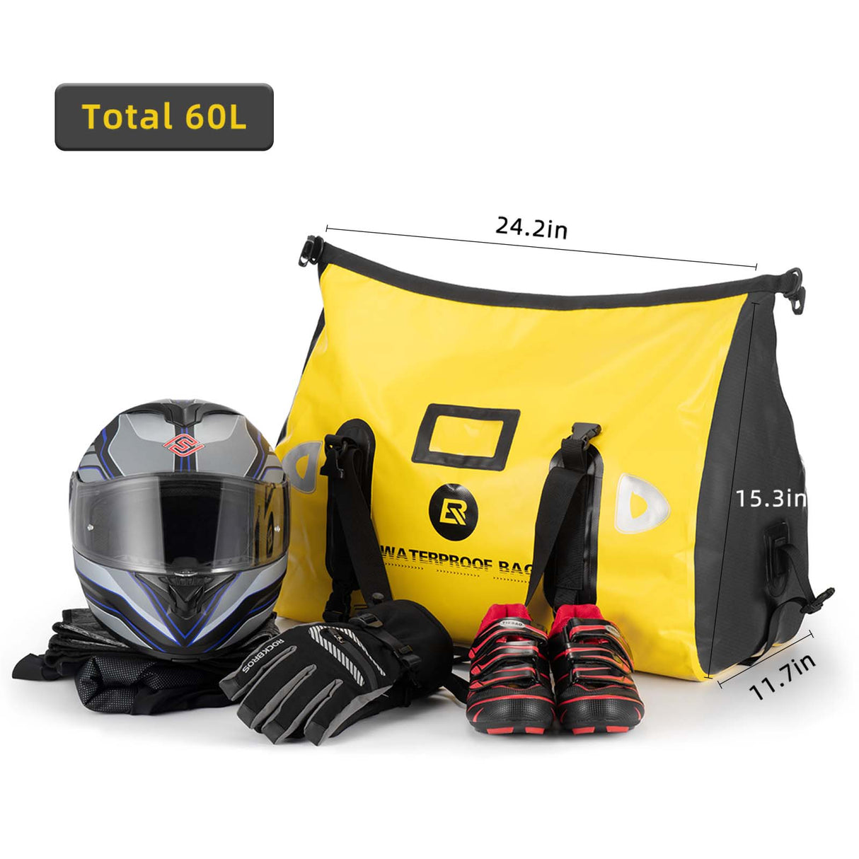 ROCKBROS Wielofunkcyjna Torba Motocyklowa Duża Sportowy 100% Wodoodporna Torby i sakwy motocyklowe