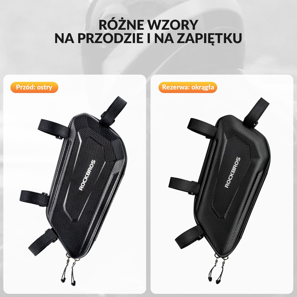 ROCKBROS Twarda Sakwa Boczne Do Motocykla 1.5L Lewo/Prawo-B106 Torby i sakwy motocyklowe