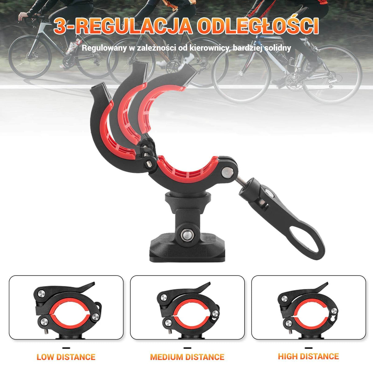 ROCKBROS Uchwyt na Telefon do Ekranów 6,7 Cala Uchwyty na telefon