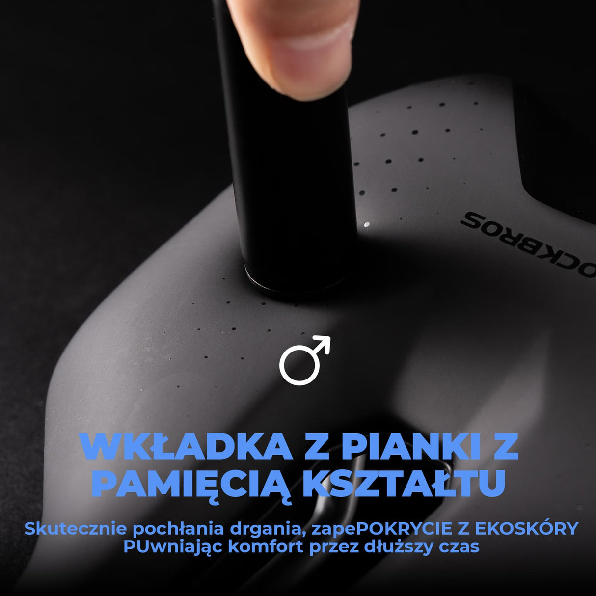 ROCKBROS Wygodne Siodełko Rowerowe Dla Mężczyzn i Kobiet-RK145-RK155 Siodełka rowerowe