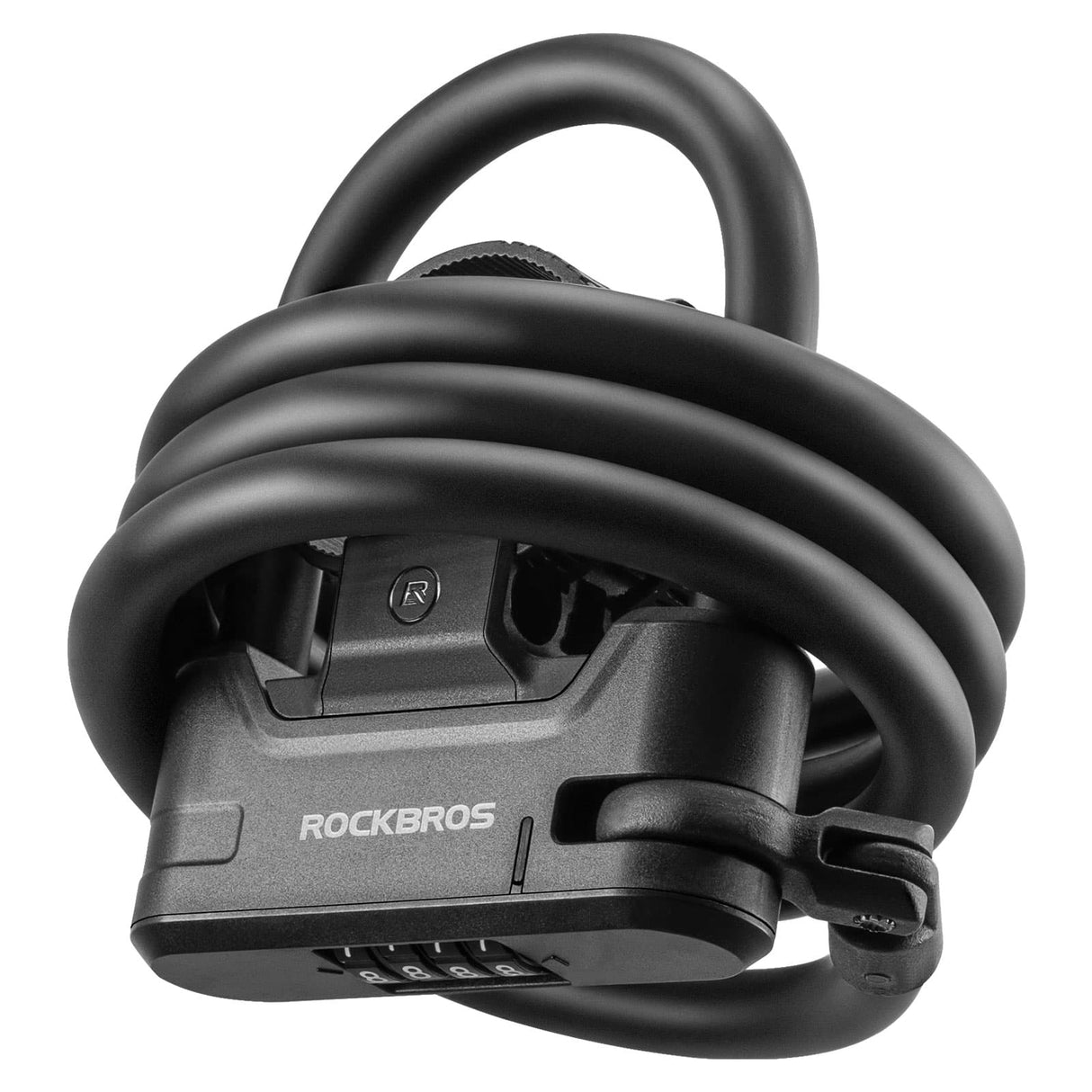 ROCKBROS Zamek do Hulajnogi i Roweru 4-Cyfrowa Kombinacja Stal Węglowa-RK242 Zapięcia