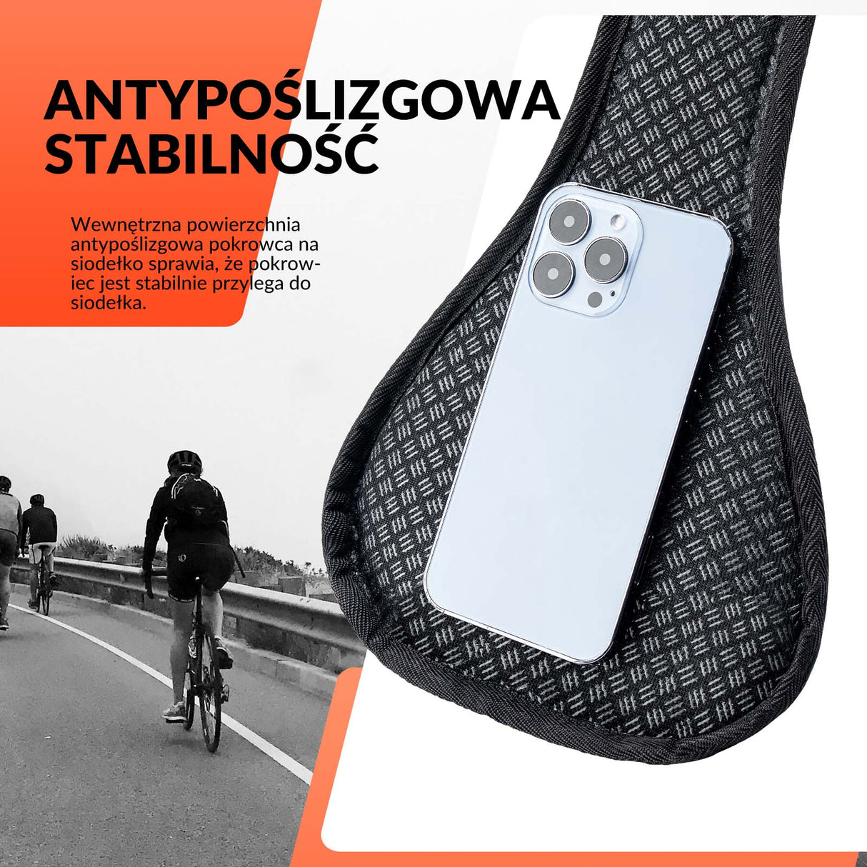 ROCKBROS ROCKBROS Żelowy Pokrowiec na Siodełko Rowerowe Ochraniacz na Siodełko 28,5x17cm Siodełka rowerowe