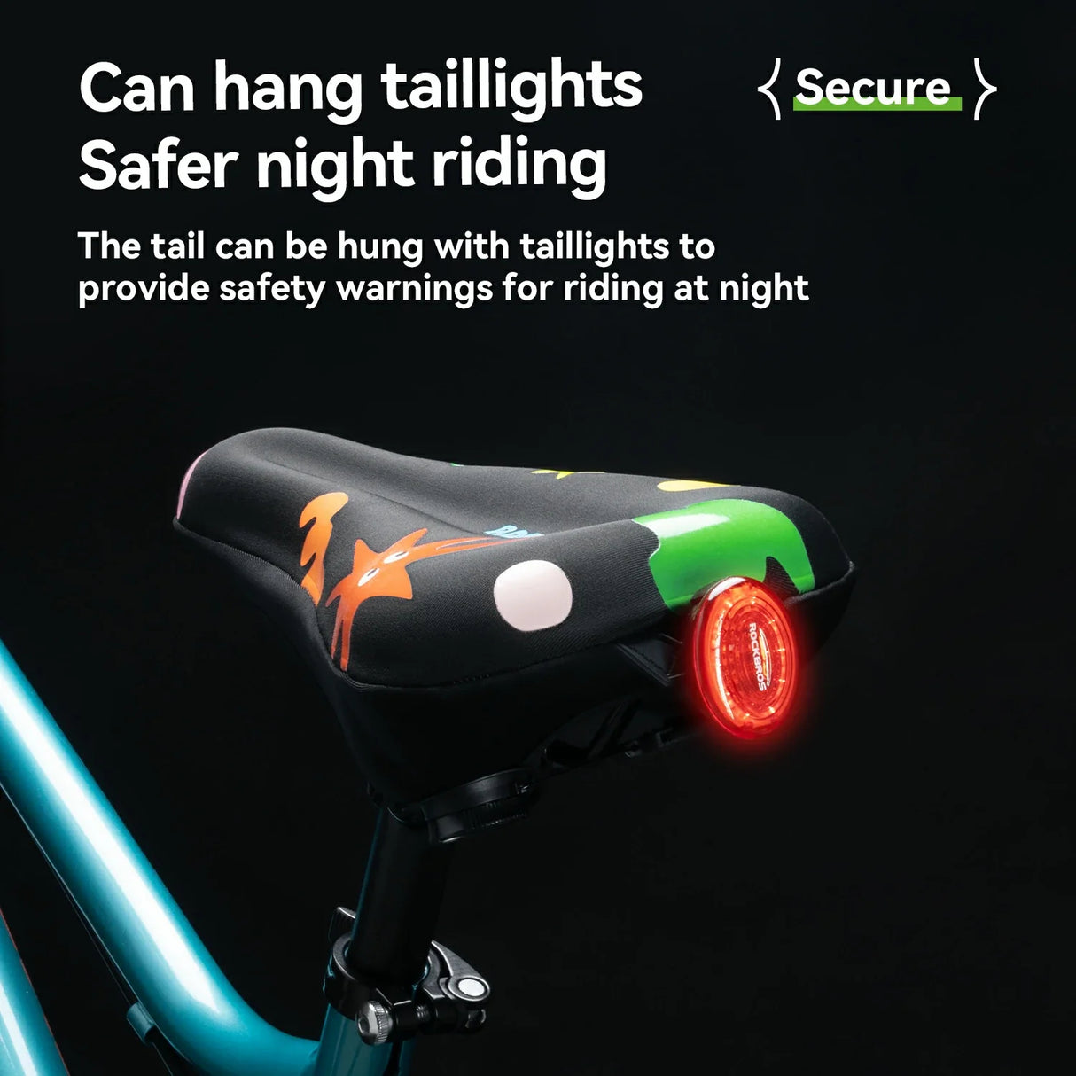 ROCKBROS Żelowy Pokrowiec na Siodło Dziecięce-LF25692 Nakładki na siodełka