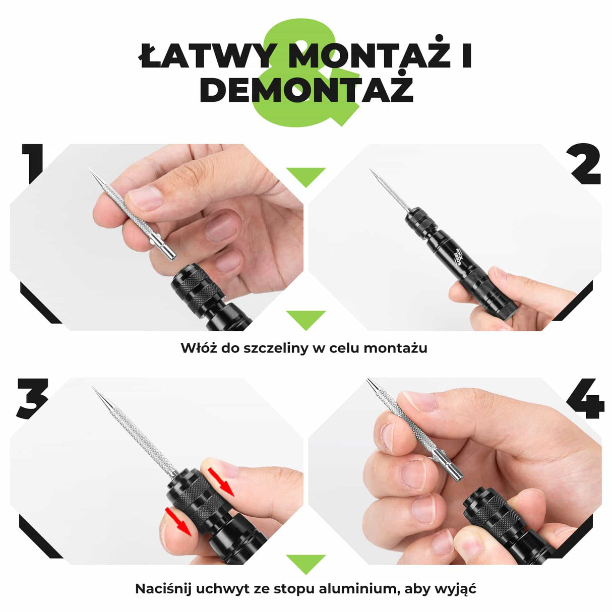 ROCKBROS Narzędzie Do Naprawy Opon Rowerowych 3 W 1 -BG-9901 Narzędzia do naprawy roweru