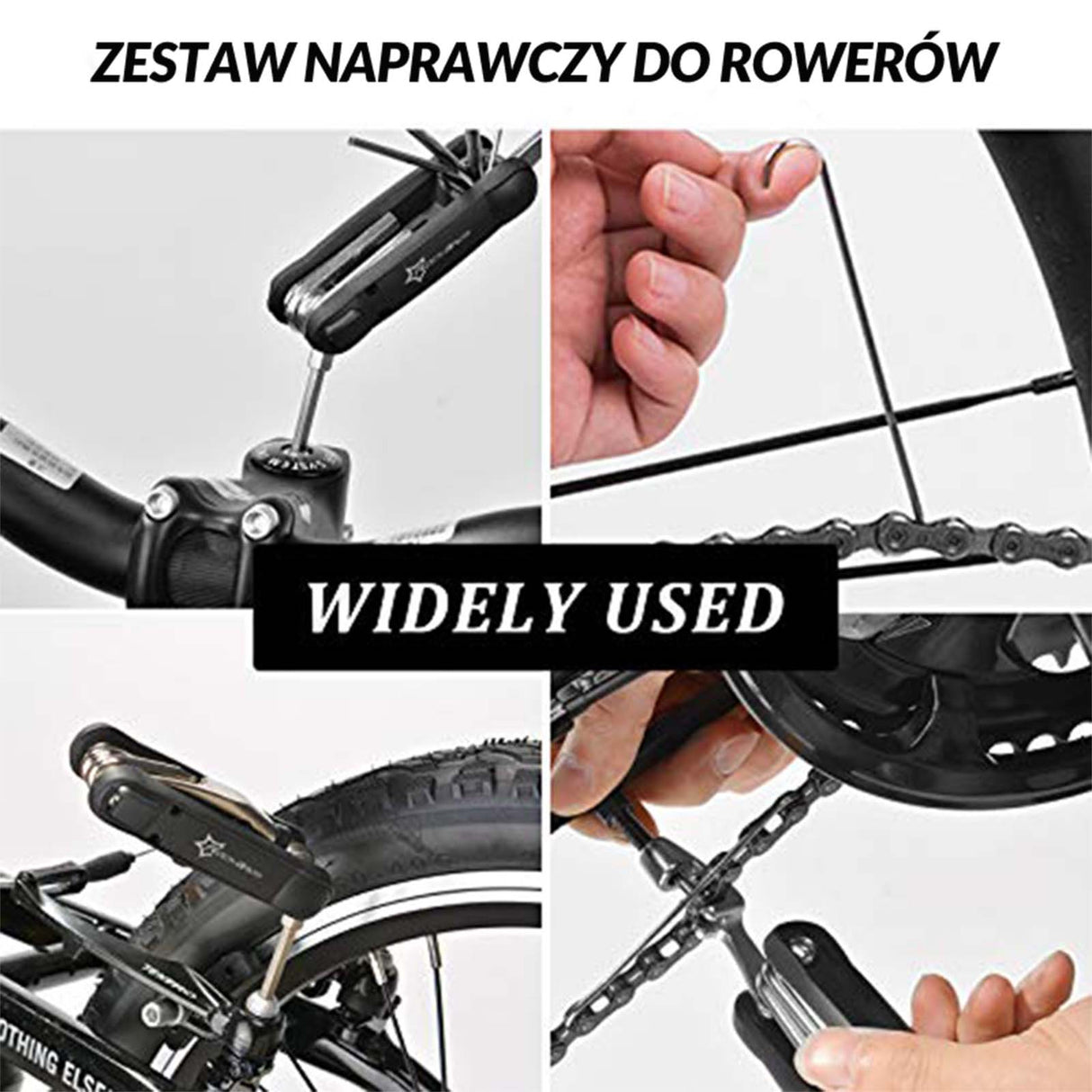 ROCKBROS ROCKBROS Zestaw Narzędzi Do Naprawy Rowerów Scyzoryk Imbus Klucz 12 w 1 Narzędzia do naprawy roweru