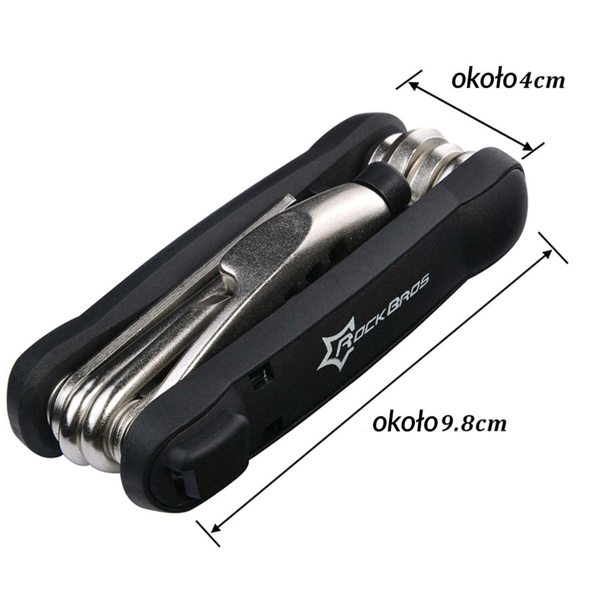 ROCKBROS ROCKBROS Zestaw Narzędzi Do Naprawy Rowerów Scyzoryk Imbus Klucz 12 w 1 Narzędzia do naprawy roweru