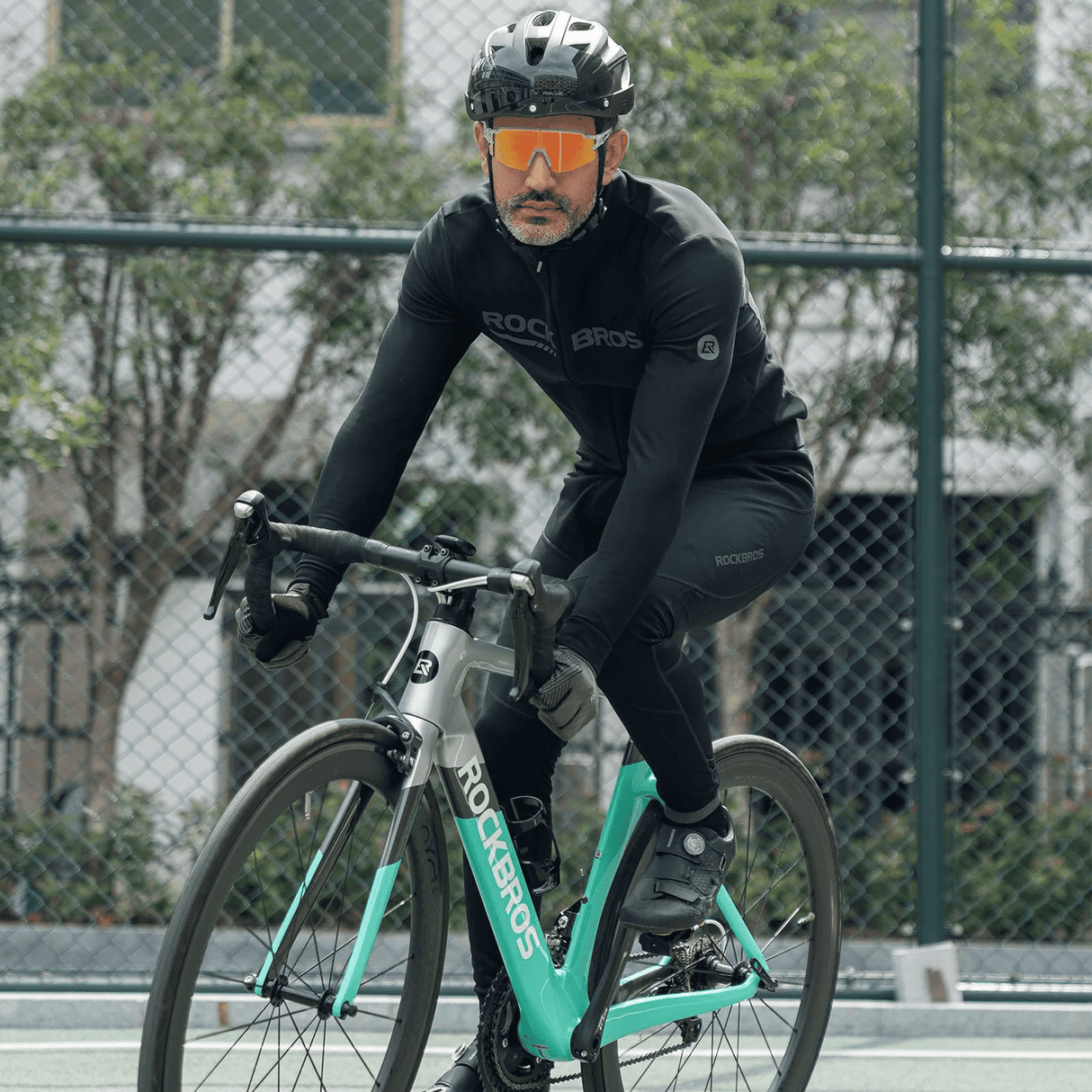 ROCKBROS Koszulki Rowerowa Zagęszczone Ciepło Jesieni i Zimy Męskie i Damskie-RK2005 Kurtki