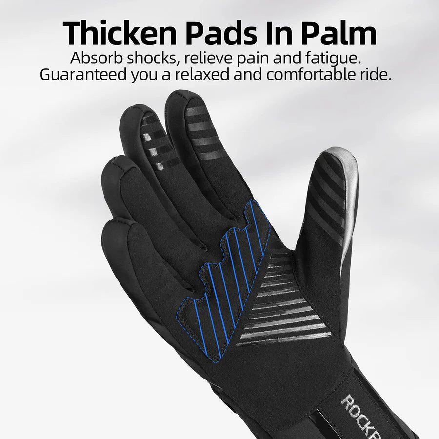 Rękawice Narciarskie Zimowe Rękawiczki z Ekranem Dotykowym z Guzikami