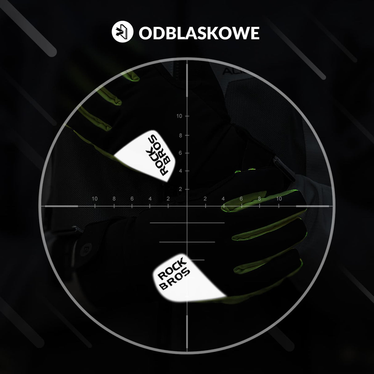 ROCKBROS Rękawiczki Zimowe Rowerowe z Ekranem Dotykowym Wiatroszczelne-S335 Rękawiczki