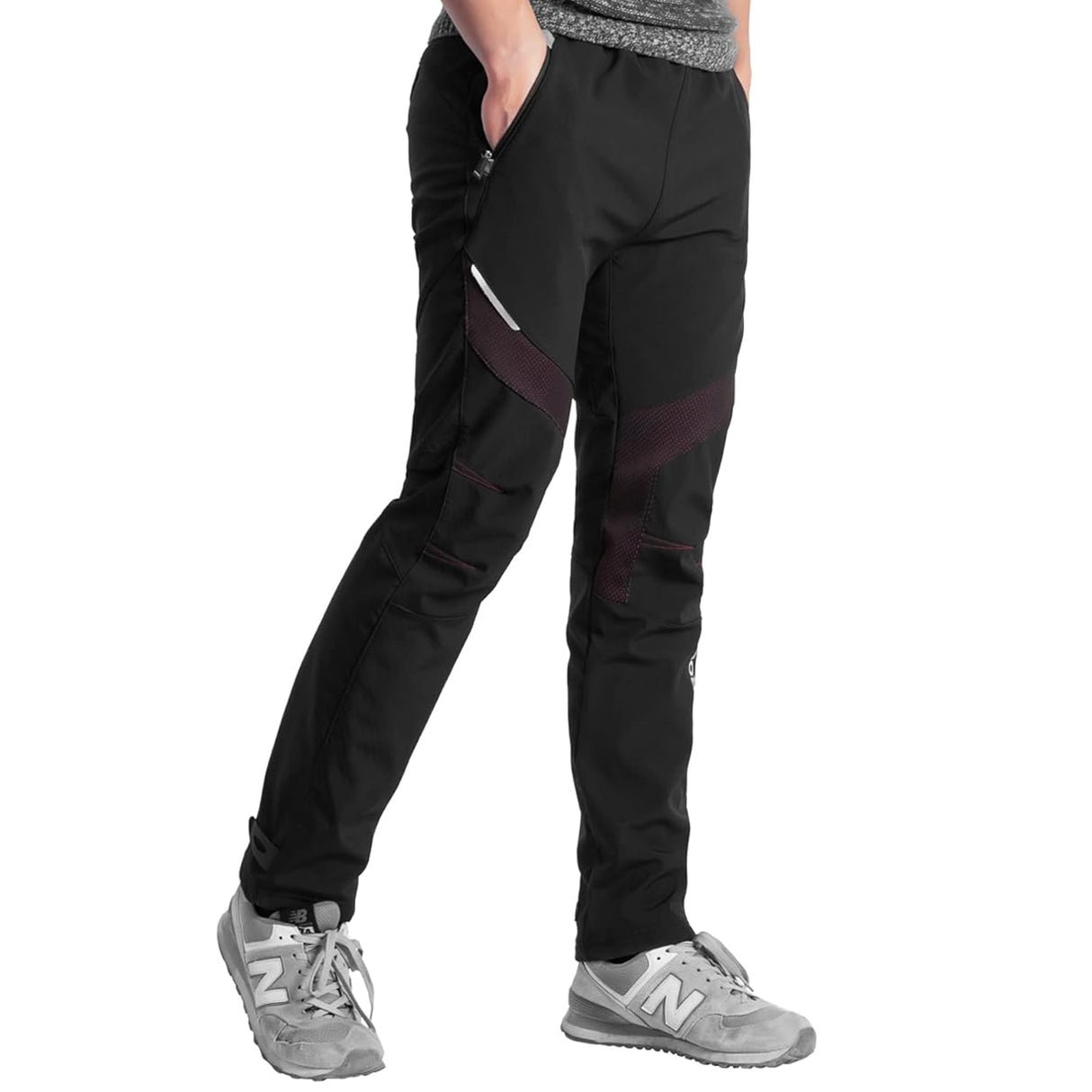 ROCKBROS Spodnie Rowerowe Zimowe Męskie Wiatroszczelny i Wodoodporny-YPK007-1 Spodnie