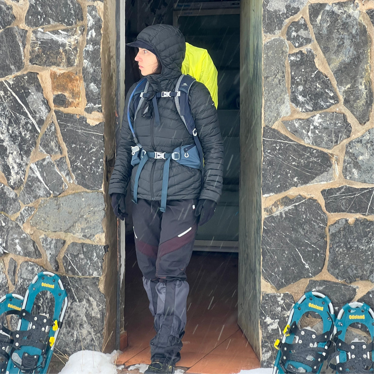 ROCKBROS Spodnie Rowerowe Zimowe Męskie Wiatroszczelny i Wodoodporny-YPK007-1 Spodnie