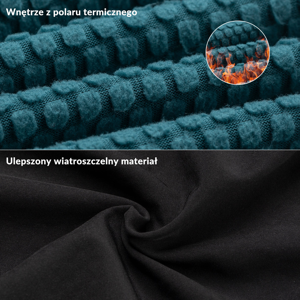 ROCKBROS Spodnie Rowerowe Męskie Długie Narciarskie Ciepły Polar-YPK030-1 Spodnie