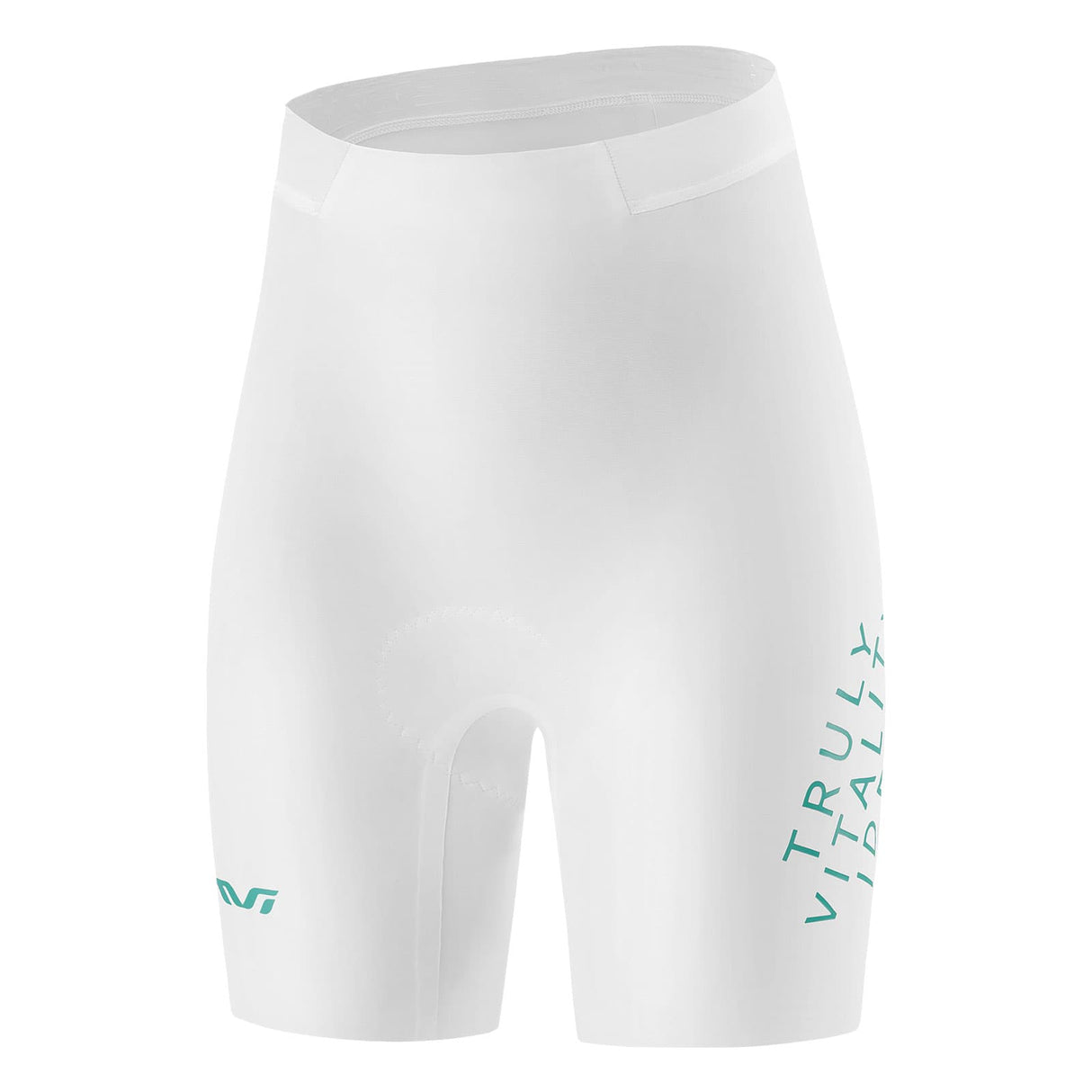 TVI TVI Damskie Spodenki Rowerowe Bezszwowe Z Wkładką Żelową-YDDK017 SpodenkiBiałe EU Size XS (Asian Size S)
