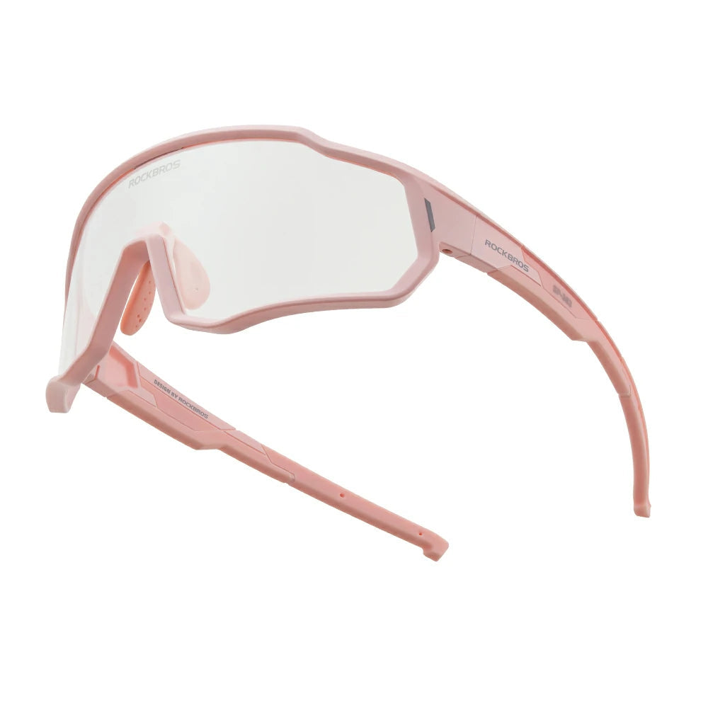 ROCKBROS Dziecięce Okulary Sportowe Inteligentna Ochrona Wzroku i Komfort-SP383 Okulary i gogleRóżowy Okulary fotochromowe