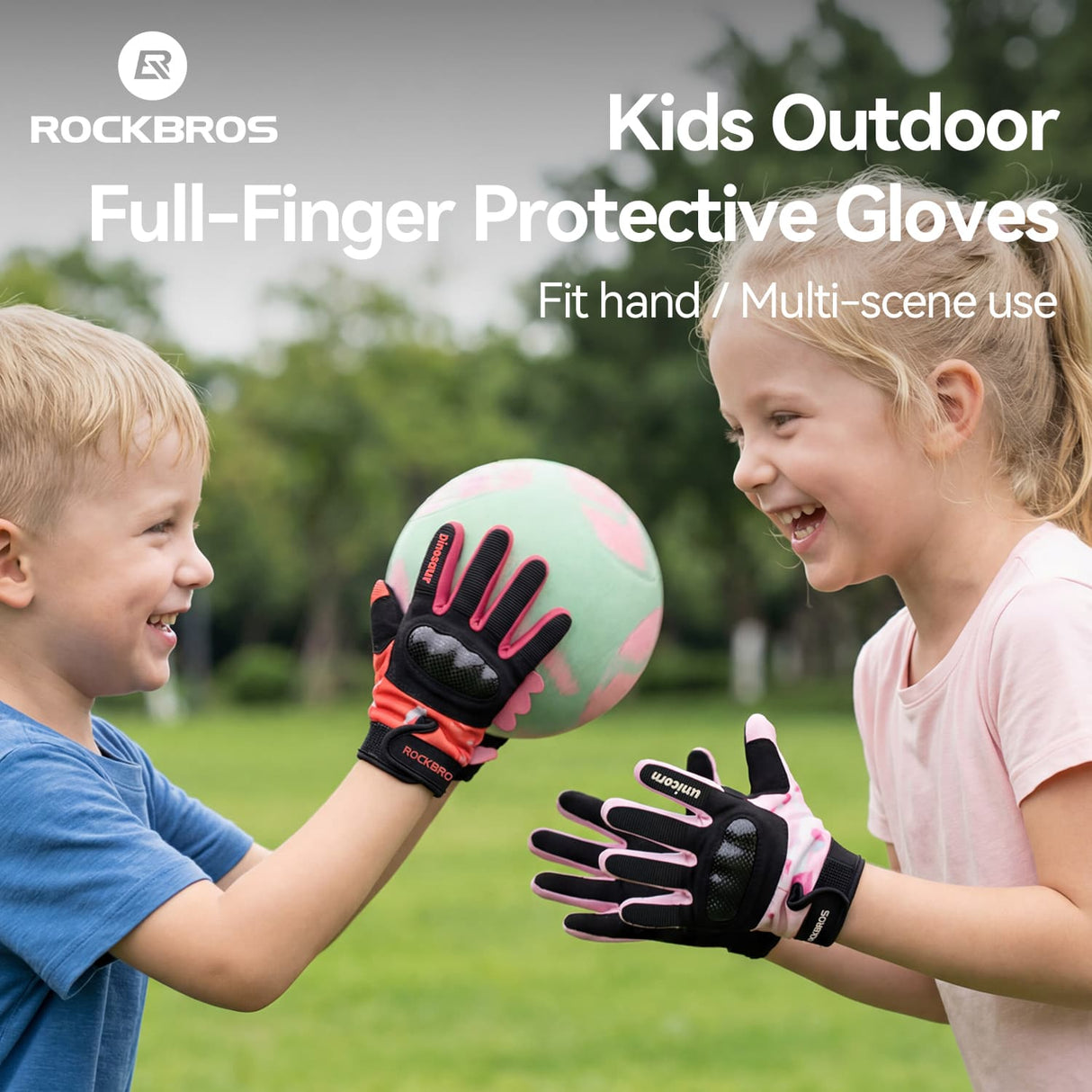 ROCKBROS Dziecięce Rękawiczki Ochronne-S393 Rękawiczki