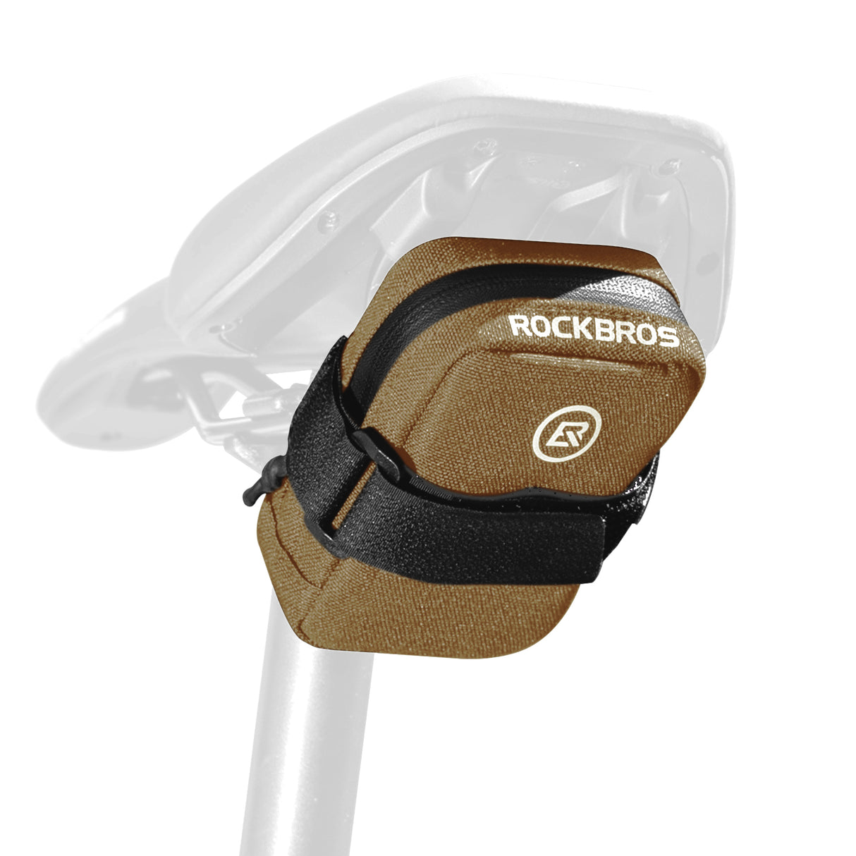 ROCKBROS Kompaktowa Torba Podsiodłowa 0,35 L - F006 Torby podsiodłoweBrązowy