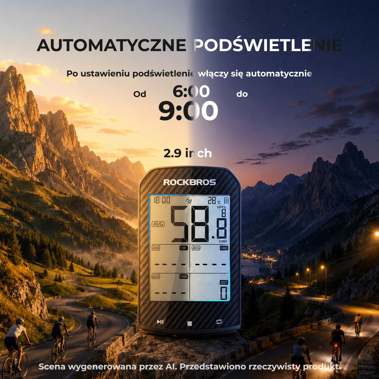 Licznik Rowerowy GPS M1 PRO