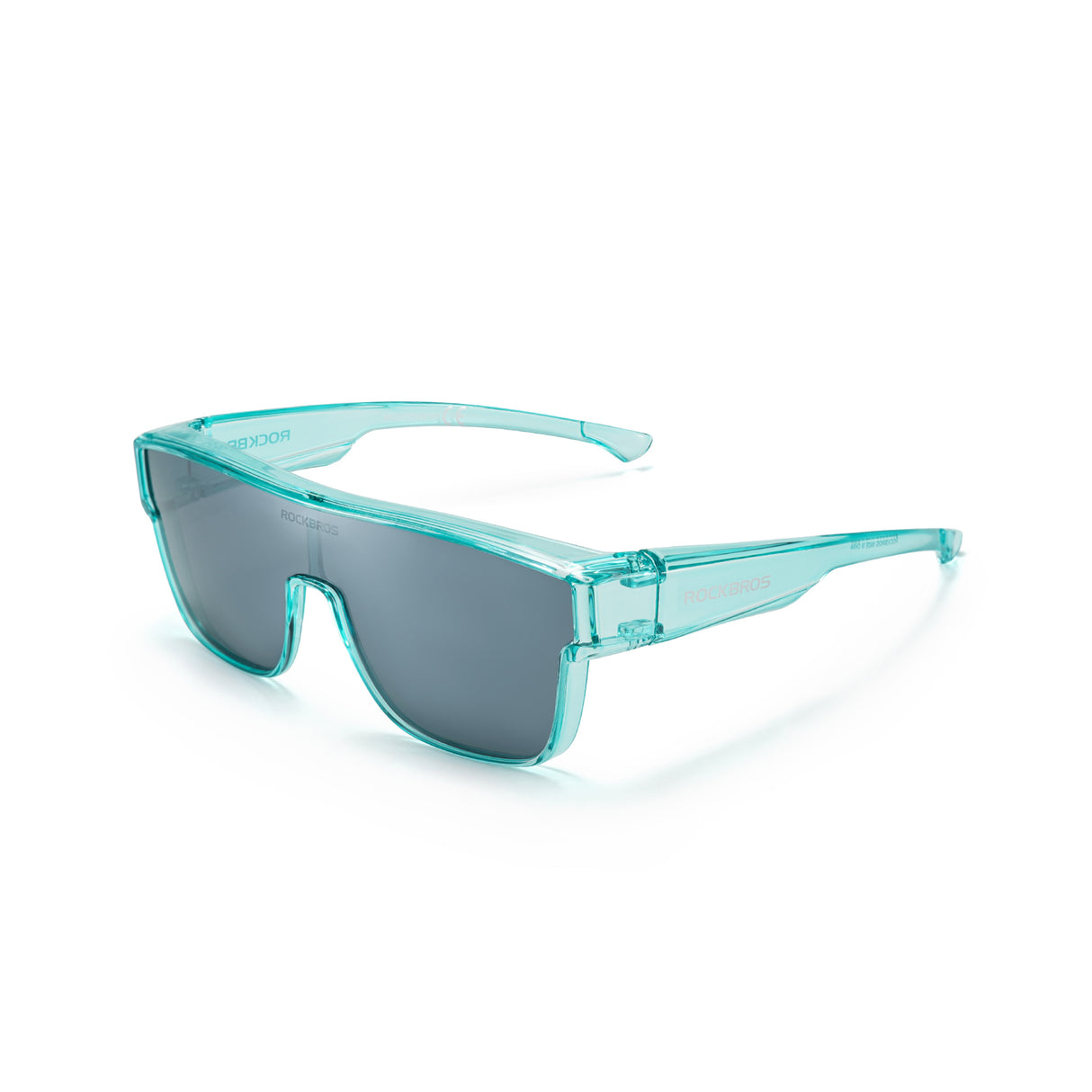 ROCKBROS Okulary Polaryzacyjne na Okulary Korekcyjne Nakładane - SP304 Okulary i gogleJasnozielony
