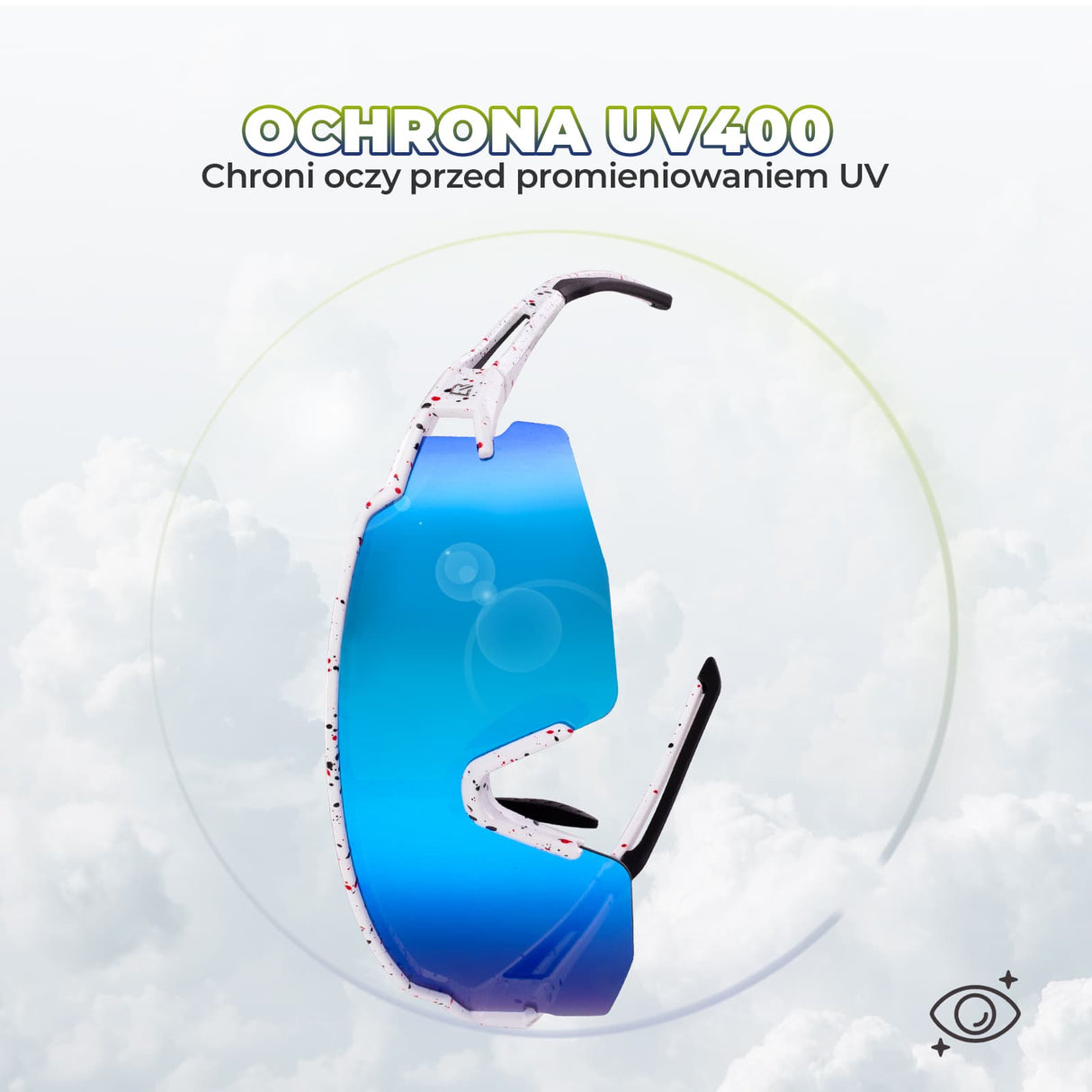 ROCKBROS Okulary Polaryzacyjne Kolarskie UV Gogle Rowerowe Sportowe-SP204 Okulary i gogle