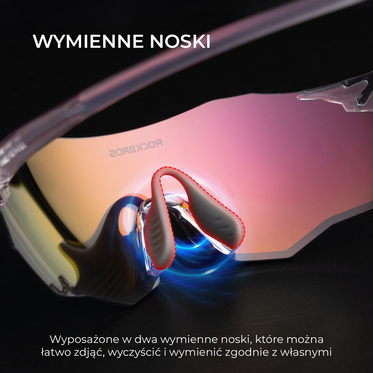Okulary Kolarskie Bezramkowe z Soczewkami Fotochromowymi - SP359
