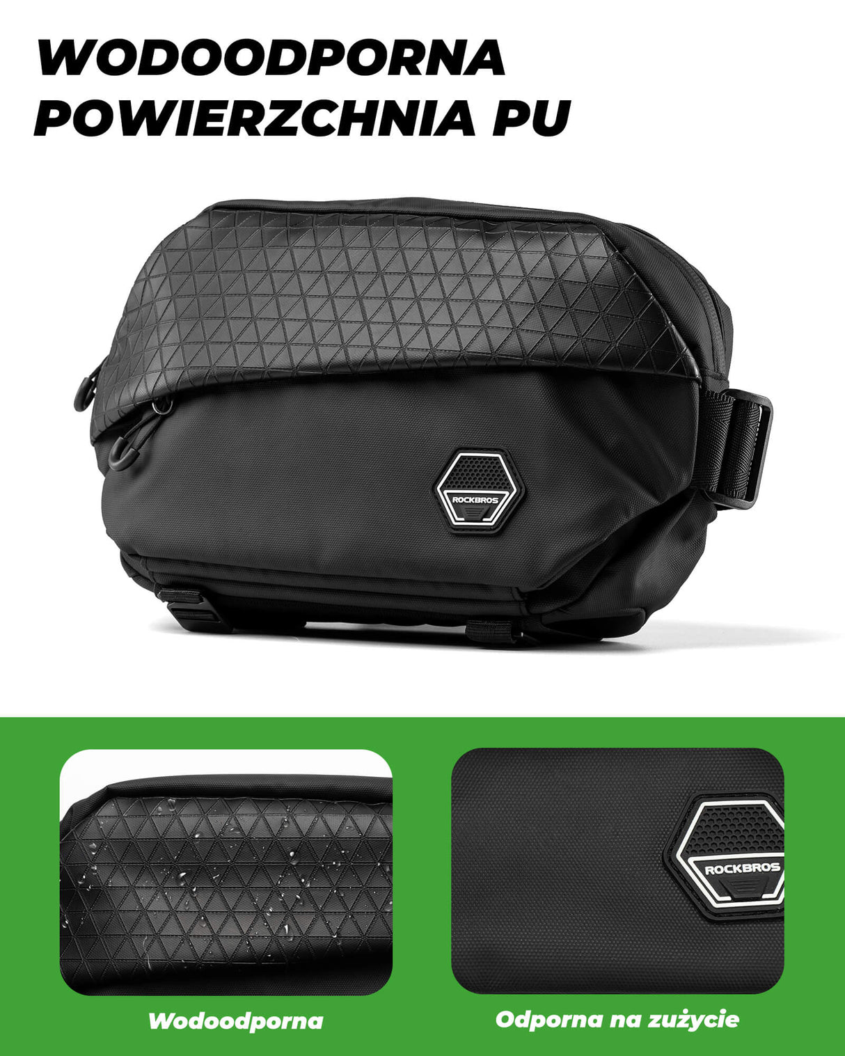 ROCKBROS Torba na ramię 3,5L Wielofunkcyjny Odpowiedni na Motocykle i Rowery-H23 Torba na ramię