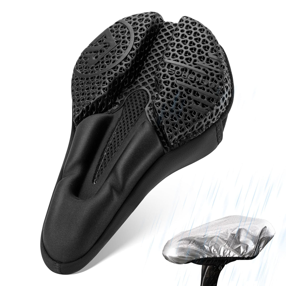 ROCKBROS Pokrowiec na Siodełko 3D Memory Foam, Wygoda i Amortyzacja-LF2493 Nakładki na siodełka