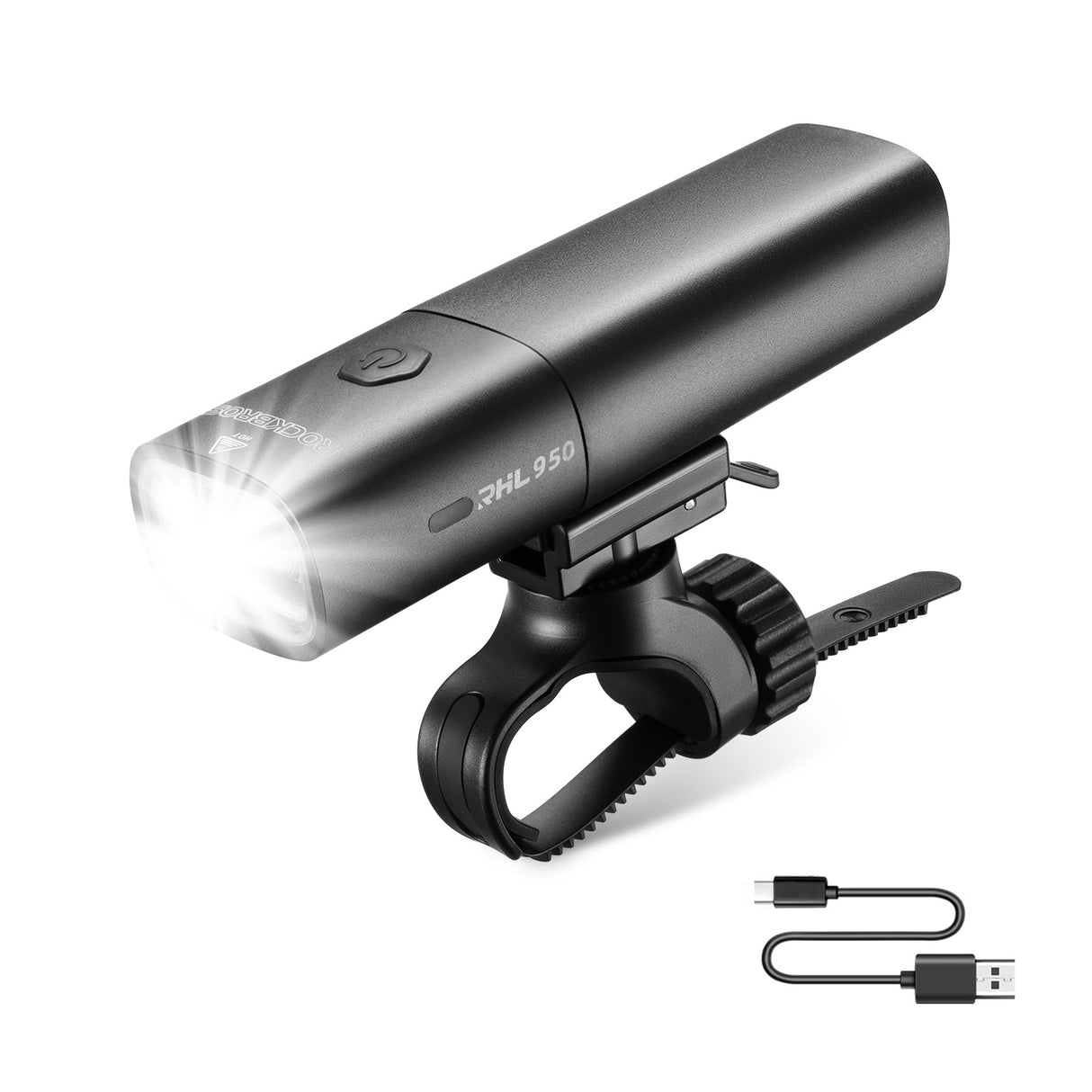 Lampka Rowerowa Przednia Z Szybkim Montażem I Akumulatorem 950lm - RHL950