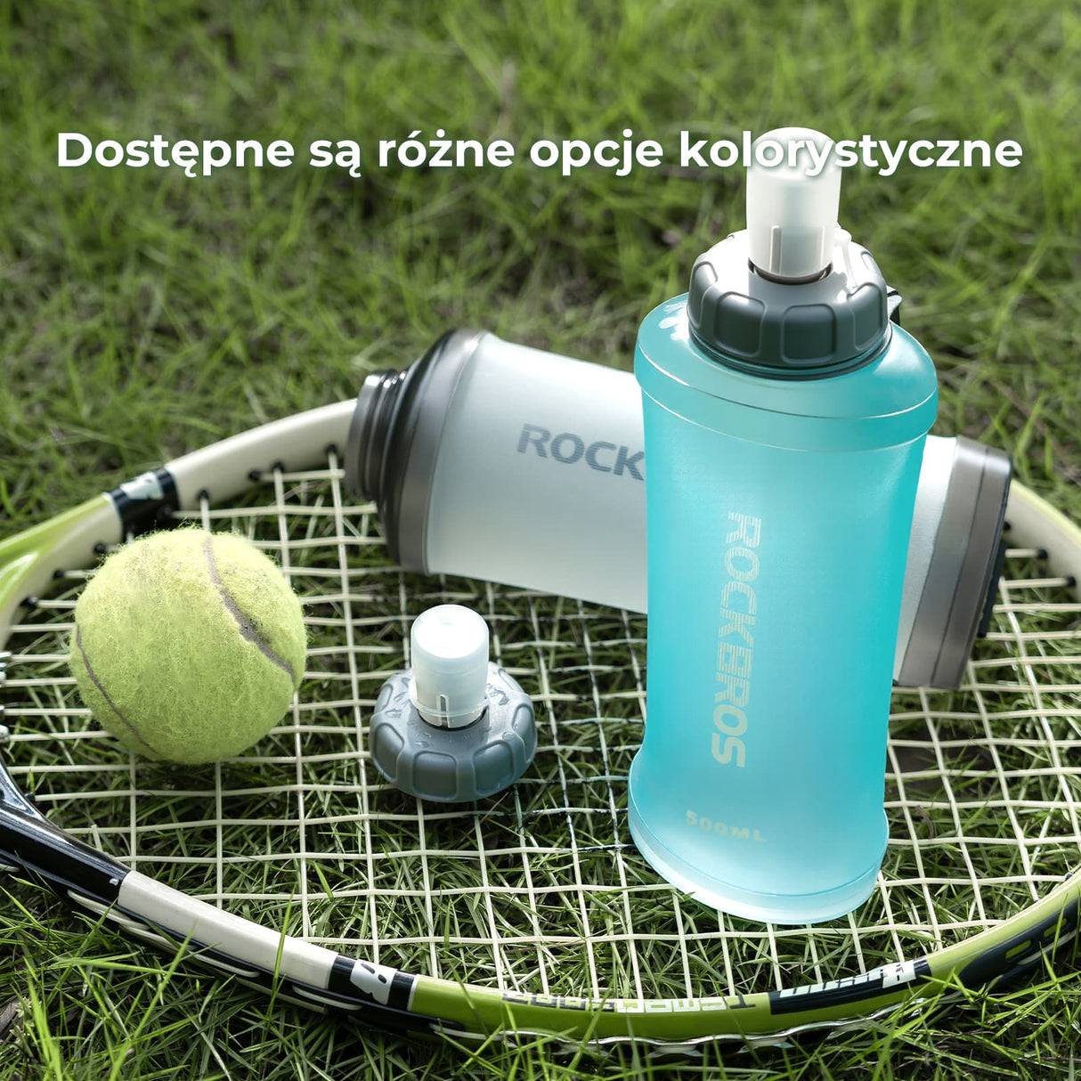 ROCKBROS Sportowy Miękki Bidon Składana Konstrukcja 500ml Bidony