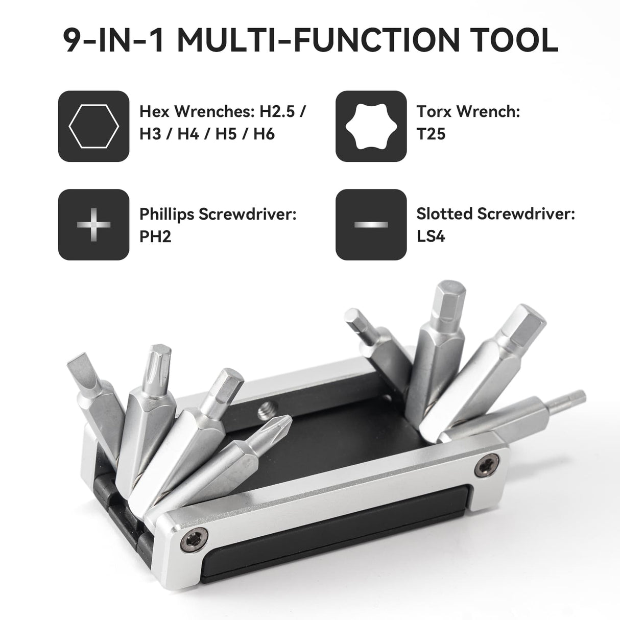 Wielofunkcyjny Multitool Rowerowy - TG-8603