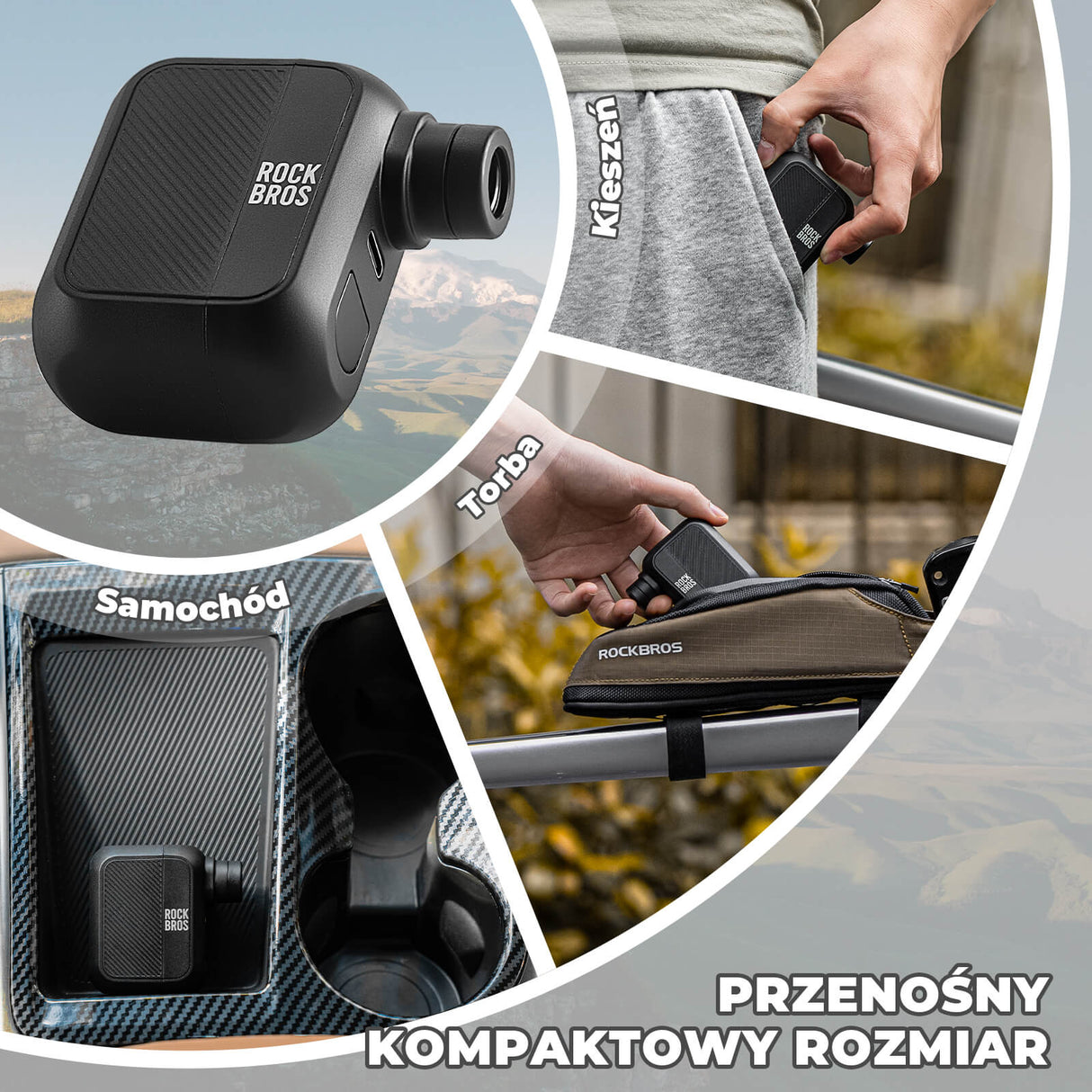 ROCKBROS Mini Elektryczna Pompka AS110 Elektryczne pompki