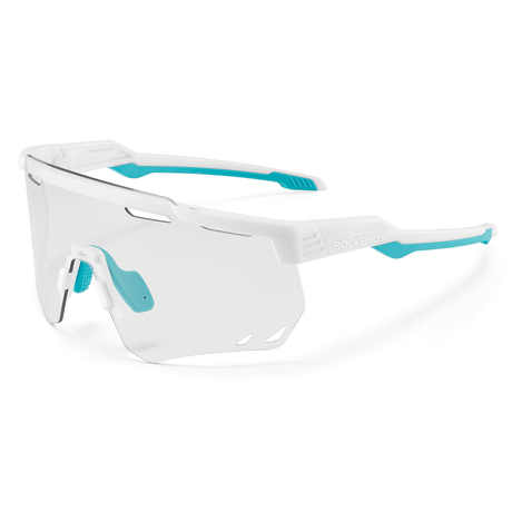 ROCKBROS Okulary Fotochromowe Przeciwsłoneczne Rowerowe Ochrona UV400-SP323 Okulary i gogleBiały