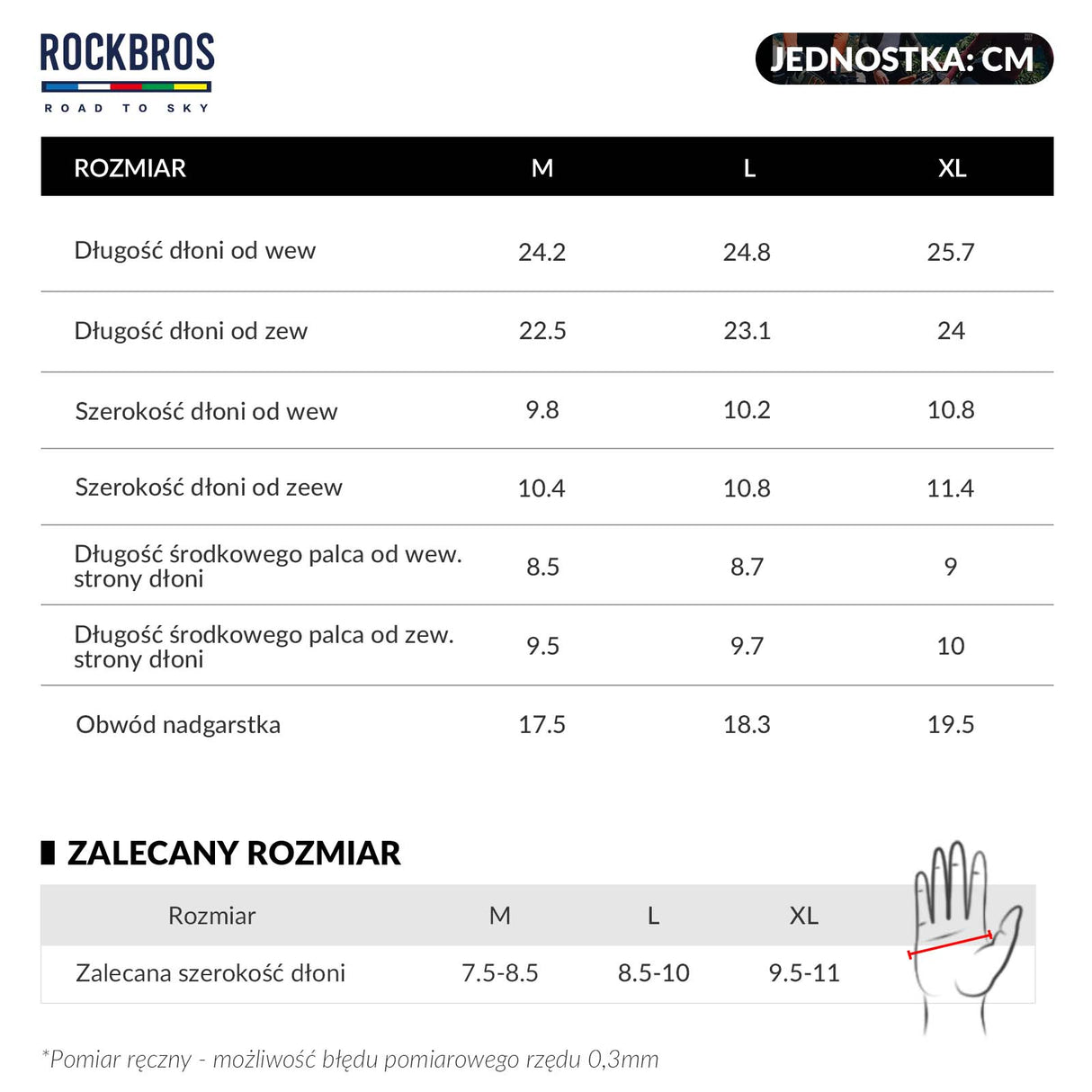 Rękawiczki rowerowe ROCKBROS Road-to-Sky oliwkowy-zielony