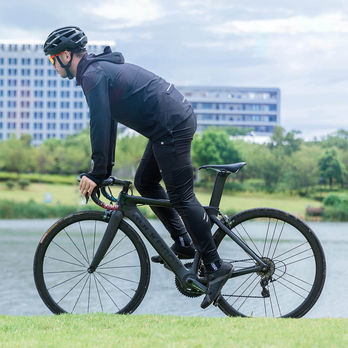 ROCKBROS ROCKBROS Spodnie Rowerowe z Wkładką 4D Oddychające i Szybkoschnące Spodnie