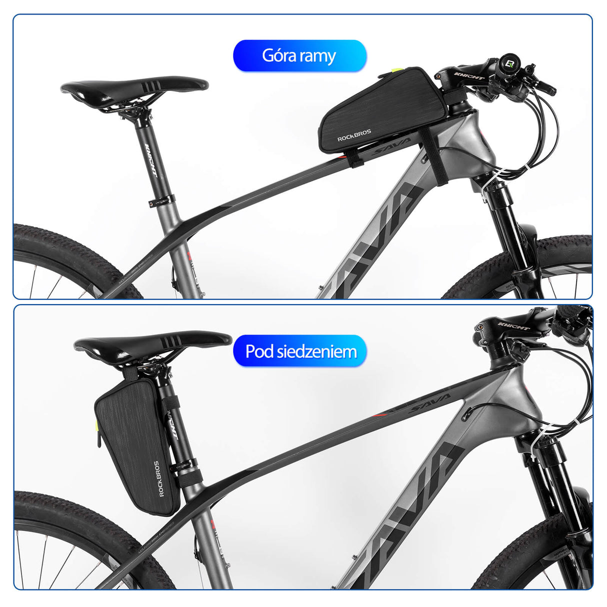 ROCKBROS Torba Rowerowa na Górną Rurę Smukła-045 Torby na ramę