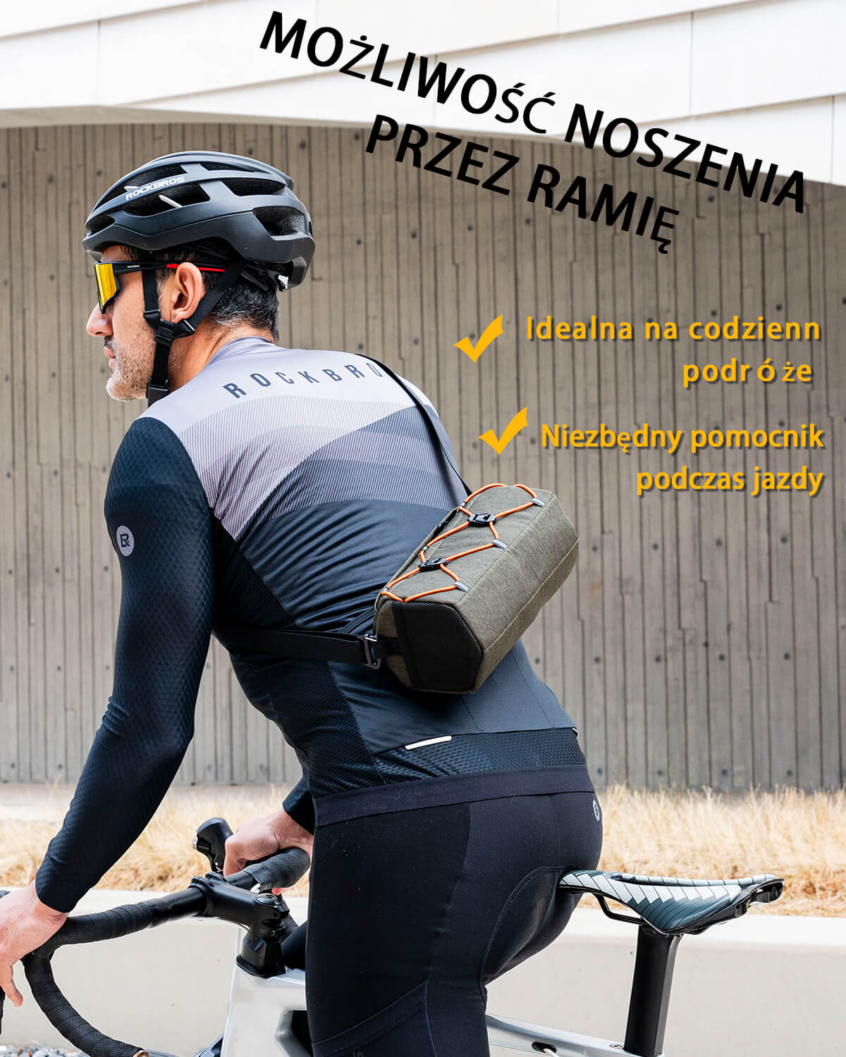 ROCKBROS Torba rowerowa Przednia Sześciokątna -W012 Torby na kierownicę