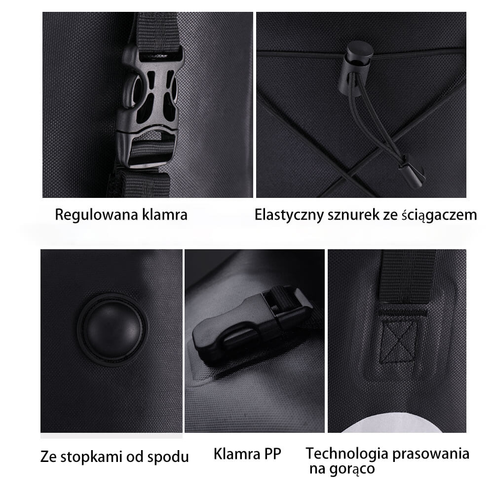 ROCKBROS Torba na Bagażnik Wodoodporna Przenośna Duża Pojemność Torby na bagażnik