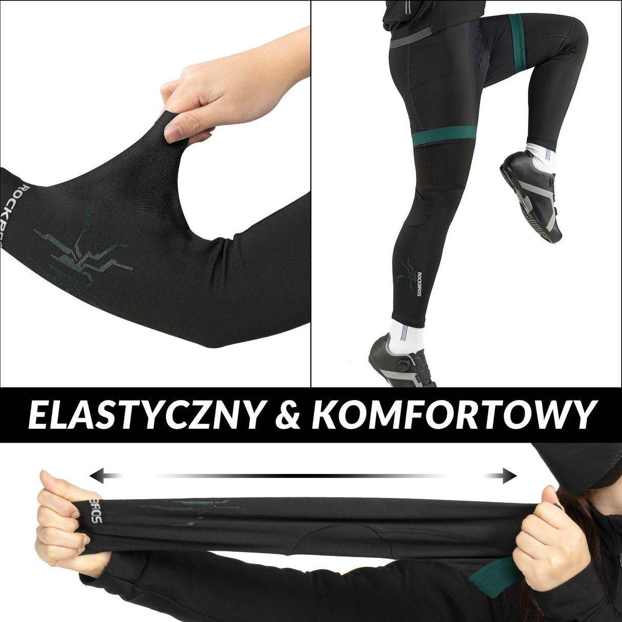 ROCKBROS Ocieplacze na Ręce i Nogi S-2XL Rękawy