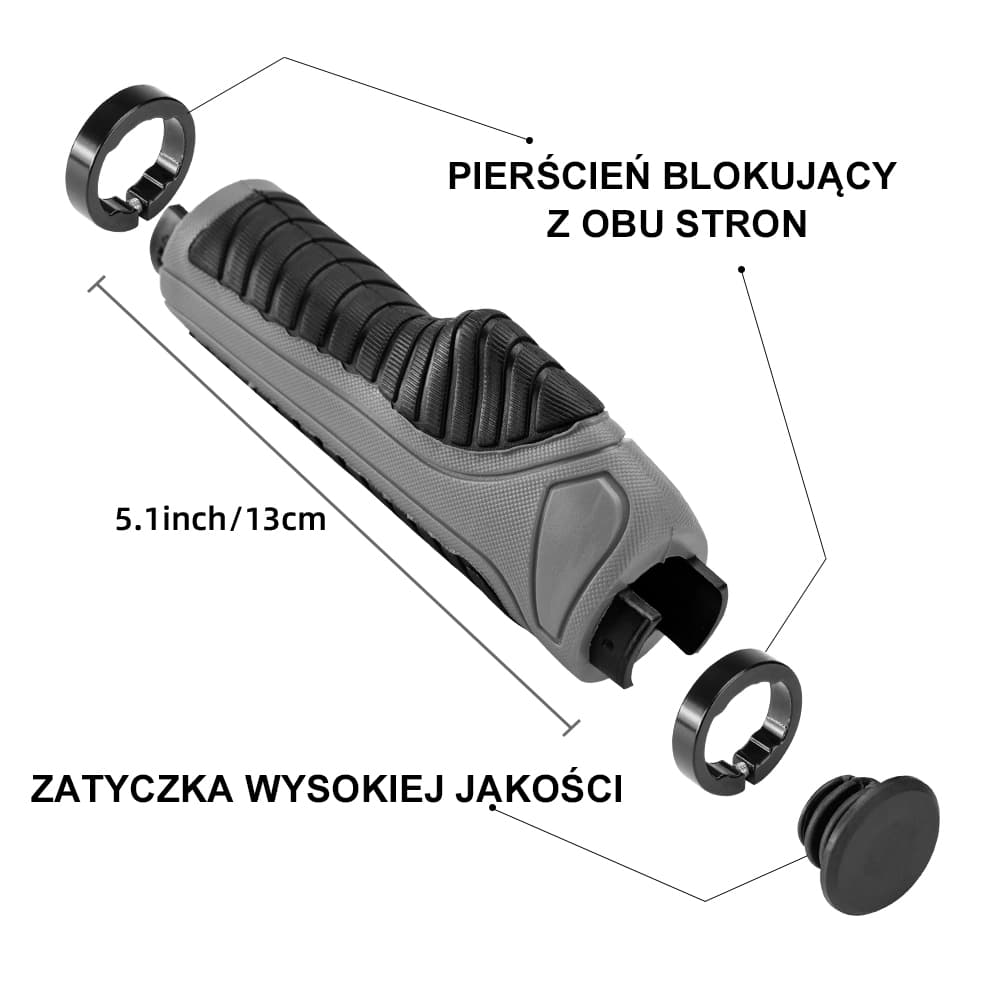 Rączki Rowerowe do Kierownic o Średnicy 22.2 mm
