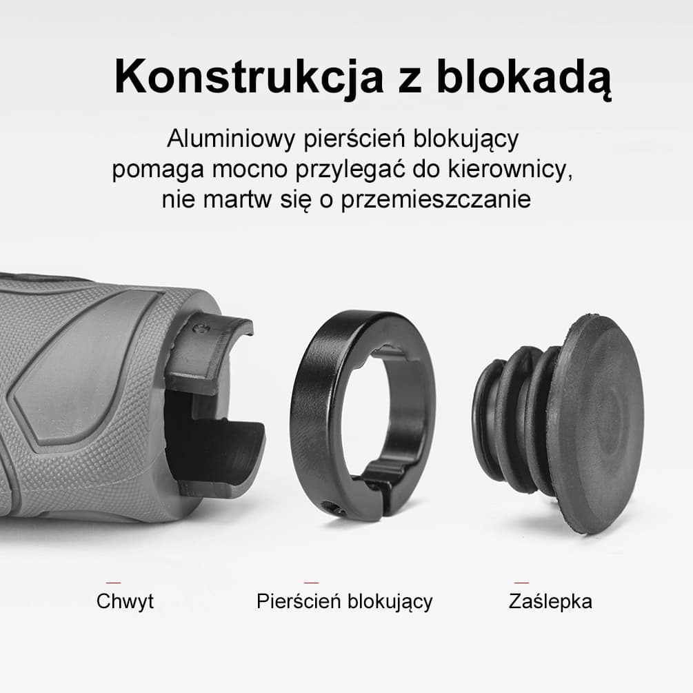 ROCKBROS Rączki Rowerowe do Kierownic o Średnicy 22,2 mm Rączki rowerowe