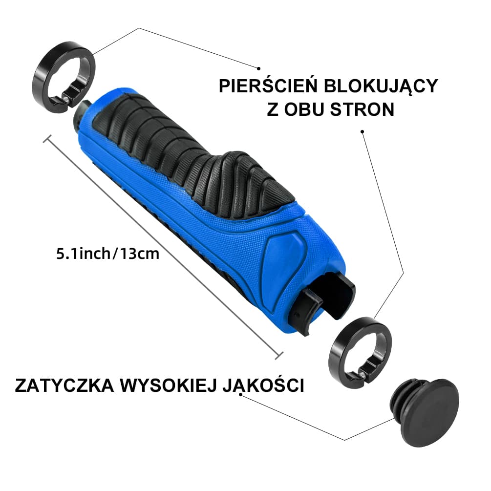 ROCKBROS Rączki Rowerowe do Kierownic o Średnicy 22,2 mm Rączki rowerowe