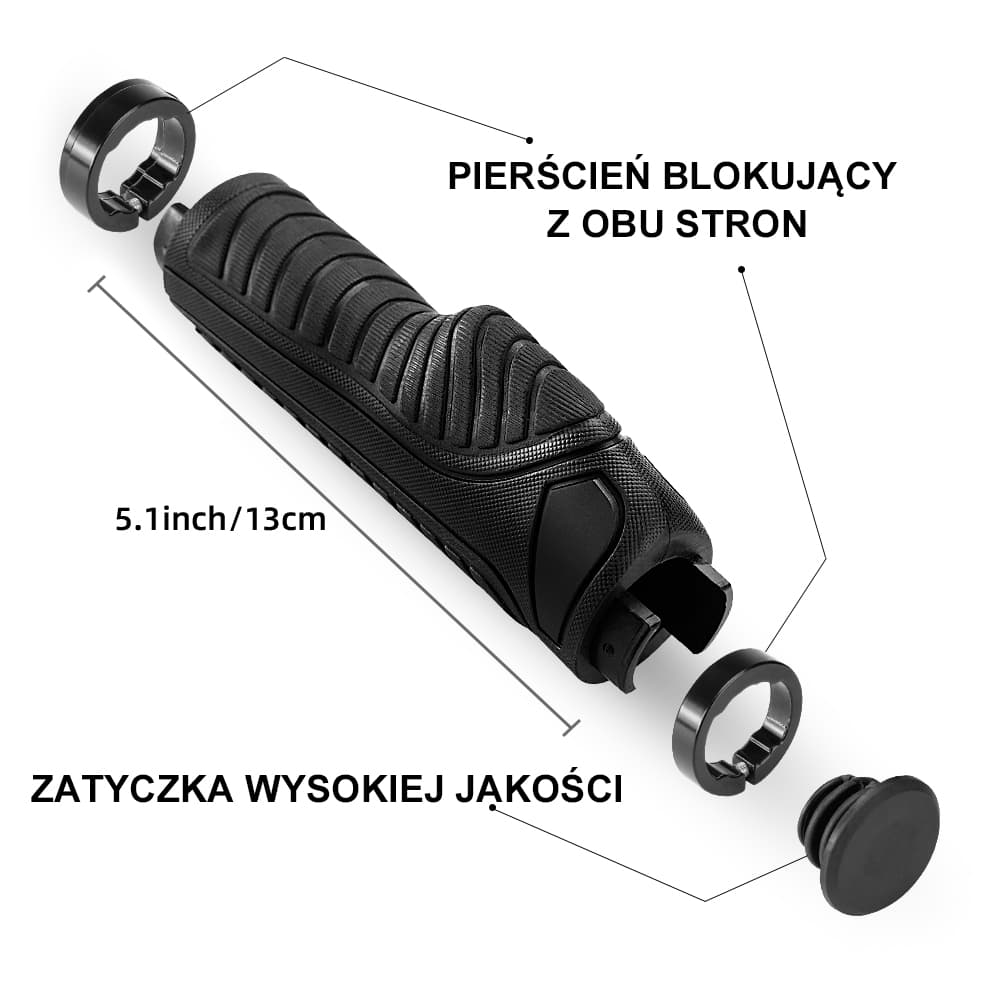 ROCKBROS Rączki Rowerowe do Kierownic o Średnicy 22,2 mm Rączki rowerowe