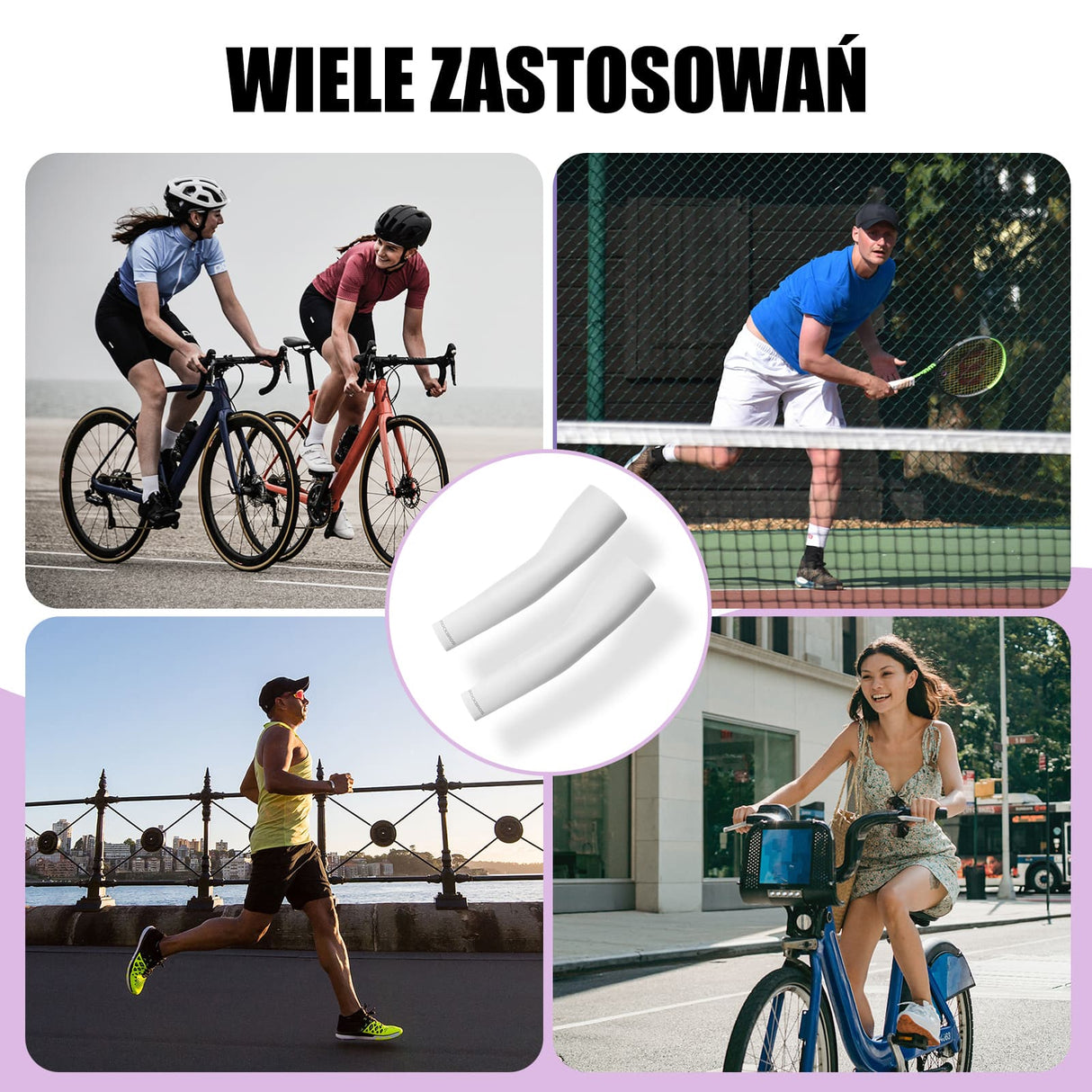 ROCKBROS Rękawy Ochronne na Ramiona Chroniące Przed Słońcem-LF30126 Rękawy