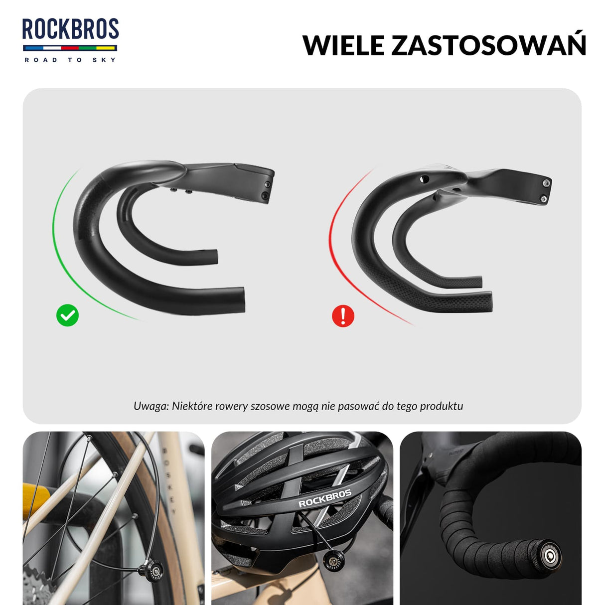 ROCKBROS Road-to-Sky Rowerowy Zapięcie Linkowe Kablowe Ukryte 65cm Zapięcia