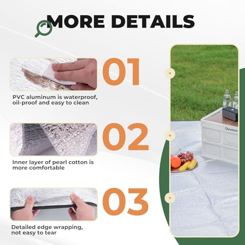 ROCKBROS Samopompująca karimata do spania, 12 cm nadmuchiwany materac kempingowy ze zintegrowaną poduszką Mata kempingowa Materac zewnętrzny Mata do spania z pompką nożną Podróż Przenośna Biwak