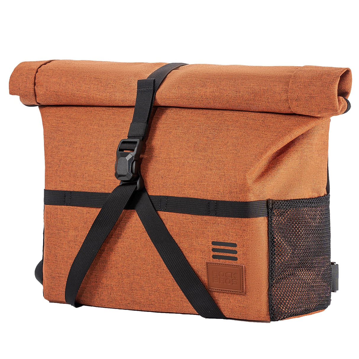 ROCKBROS Składana Torba Rowerowa Przednia 8L-10L PlecakiPomarańczowy