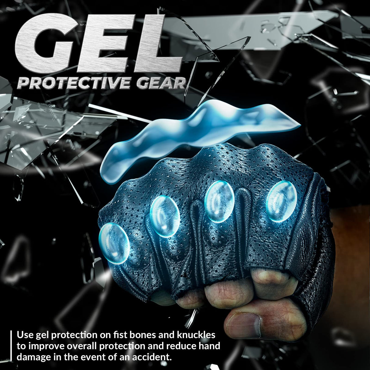 ROCKBROS ROCKBROS Rękawiczki rowerowe Półpalczaste rękawiczki rowerowe Rękawiczki antypoślizgowe amortyzujące wstrząsy dla mężczyzn i kobiet MTB Road Bike Rękawiczki