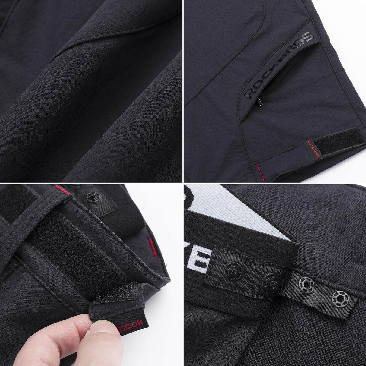 ROCKBROS Spodenki Rowerowe i Bielizna 2 w 1 Spodnie Casualowe Spodenki