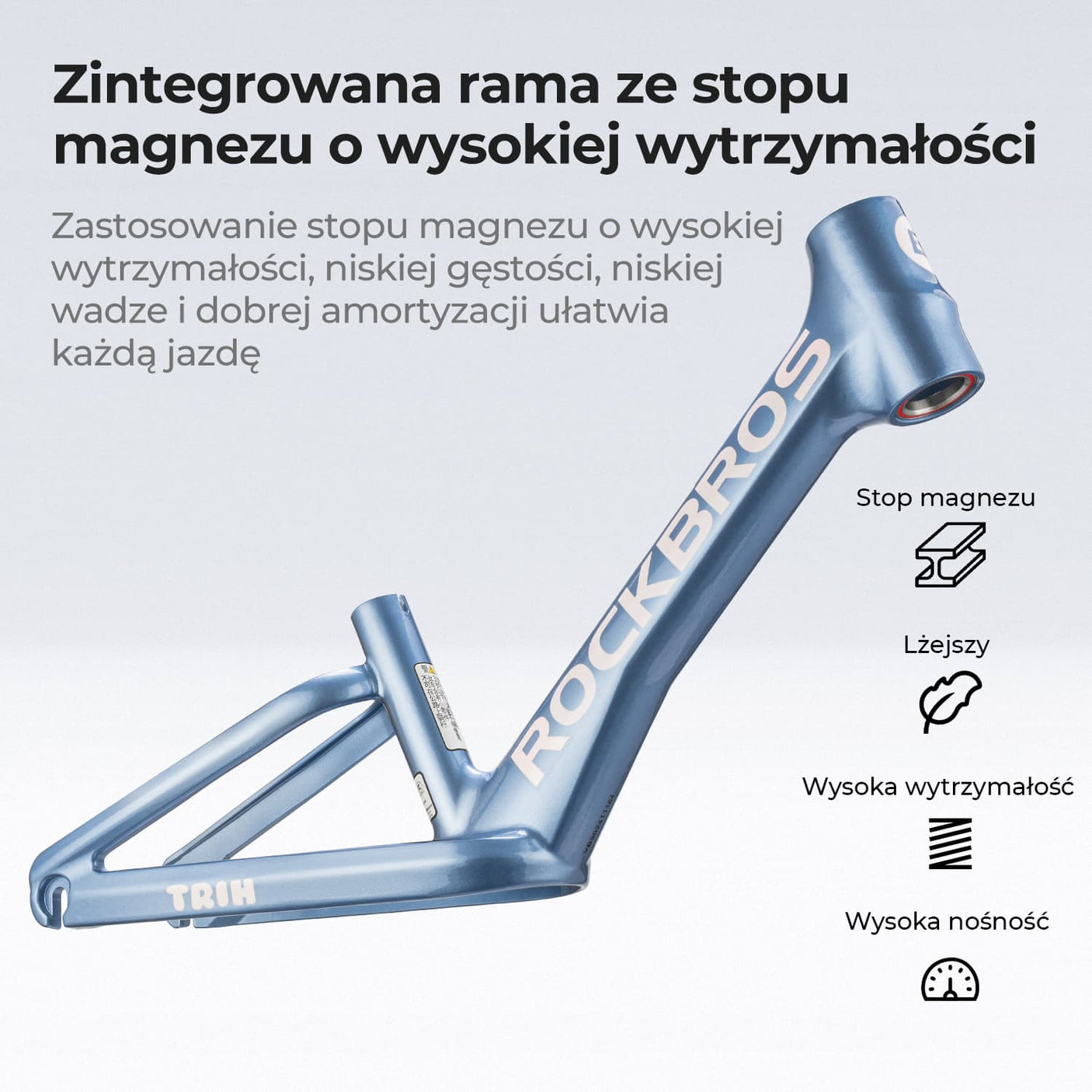 ROCKBROS TRIH – Rowerek Biegowy 12" Dla Dzieci Rower Dziecięcy