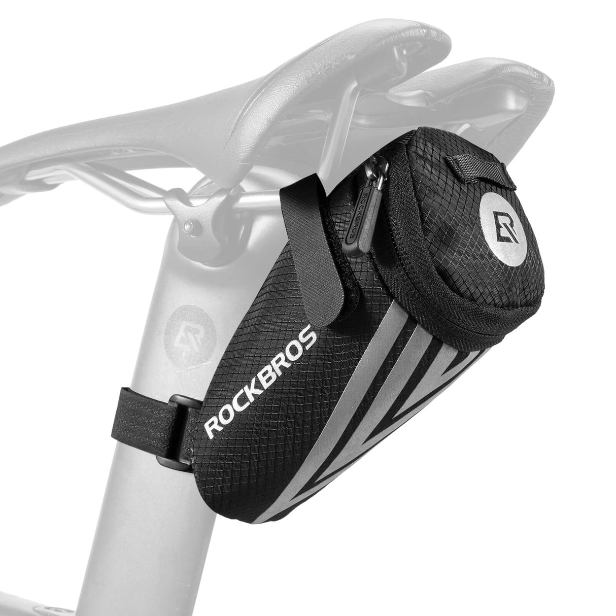 ROCKBROS Torby Podsiodłowe z Paskiem Mocującym/z Uchwytem 0.5L Torby podsiodłoweZ paskami